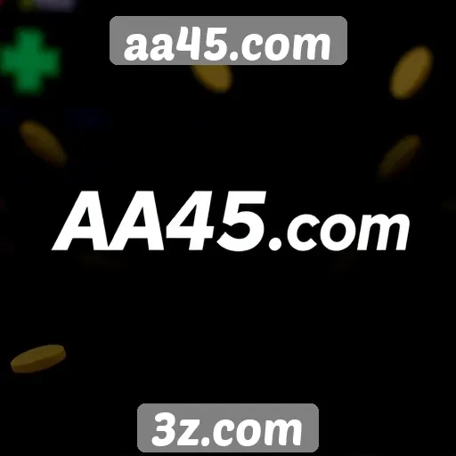 Características de design do site de jogos aa45.com